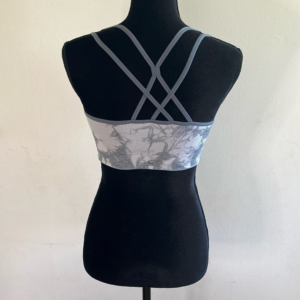 Champions Gray Tie Dyed Sports Bra - Picture 3 of 4